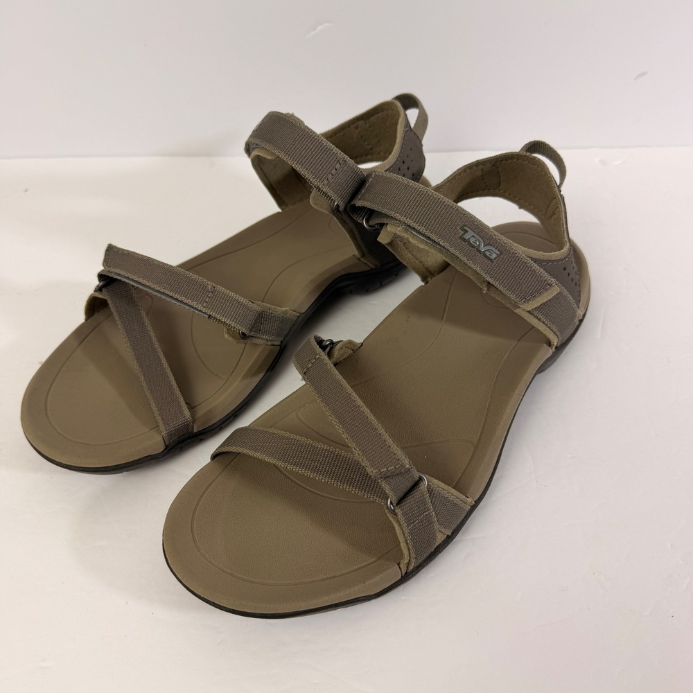 Teva Verra Women's Size 8 Taupe Hiking Sandals Outdoor Sport 1006263